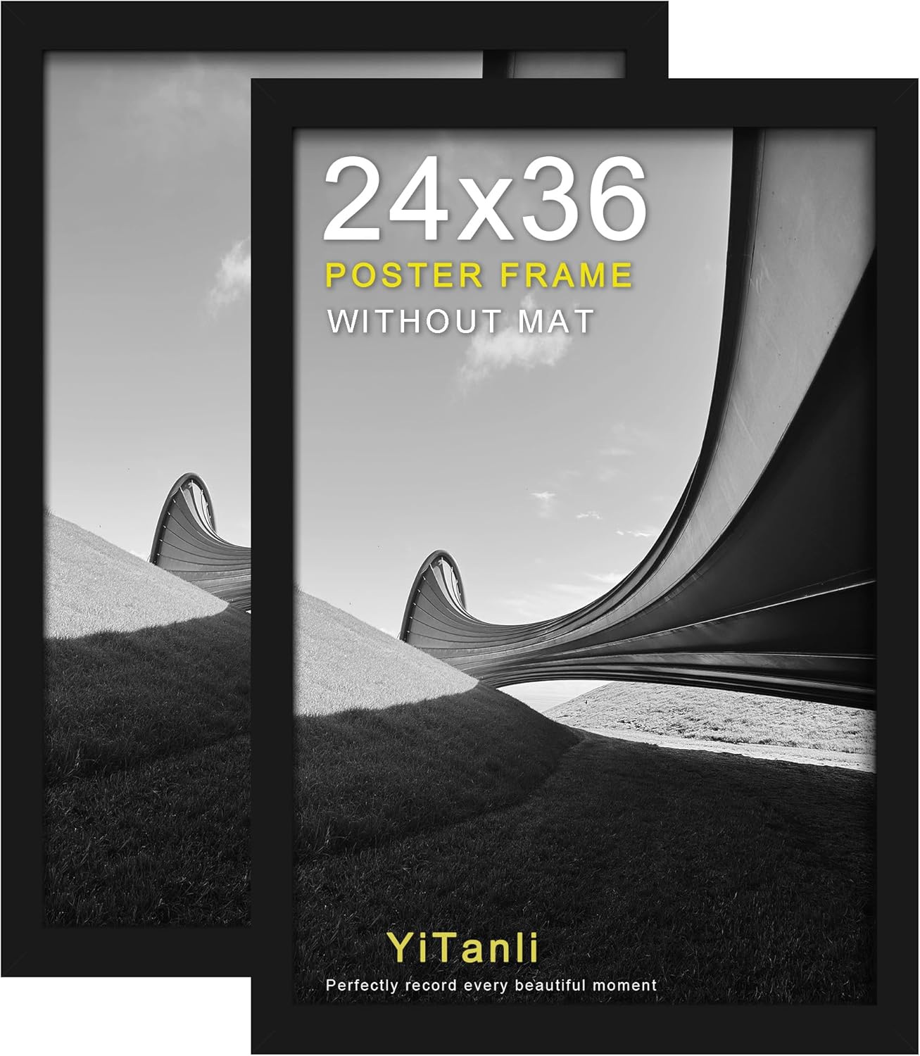 24x36 Poster Frame 2 Pack for Pictures and Art Prints