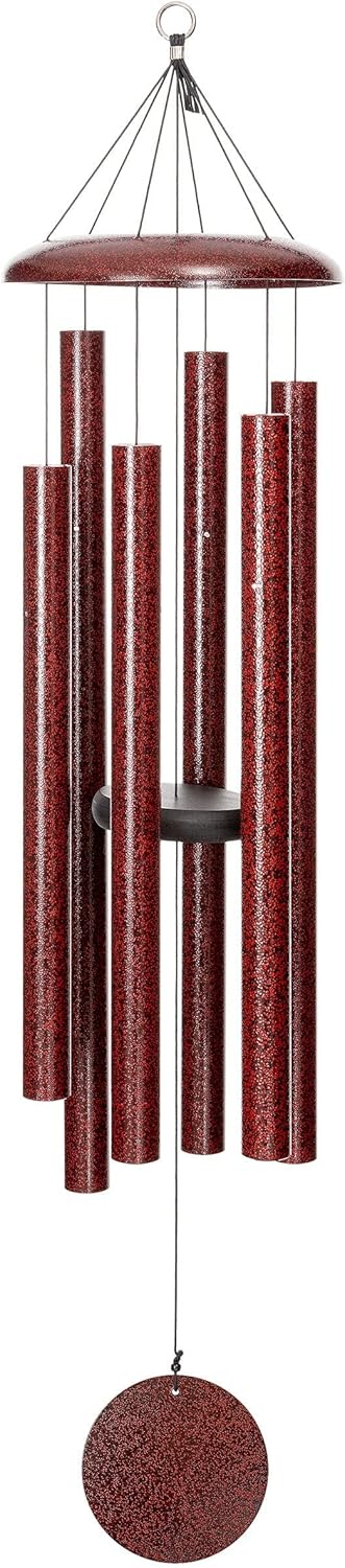 Corinthian Bells 50 inch Ruby Splash Wind Chime for Outdoor Decor
