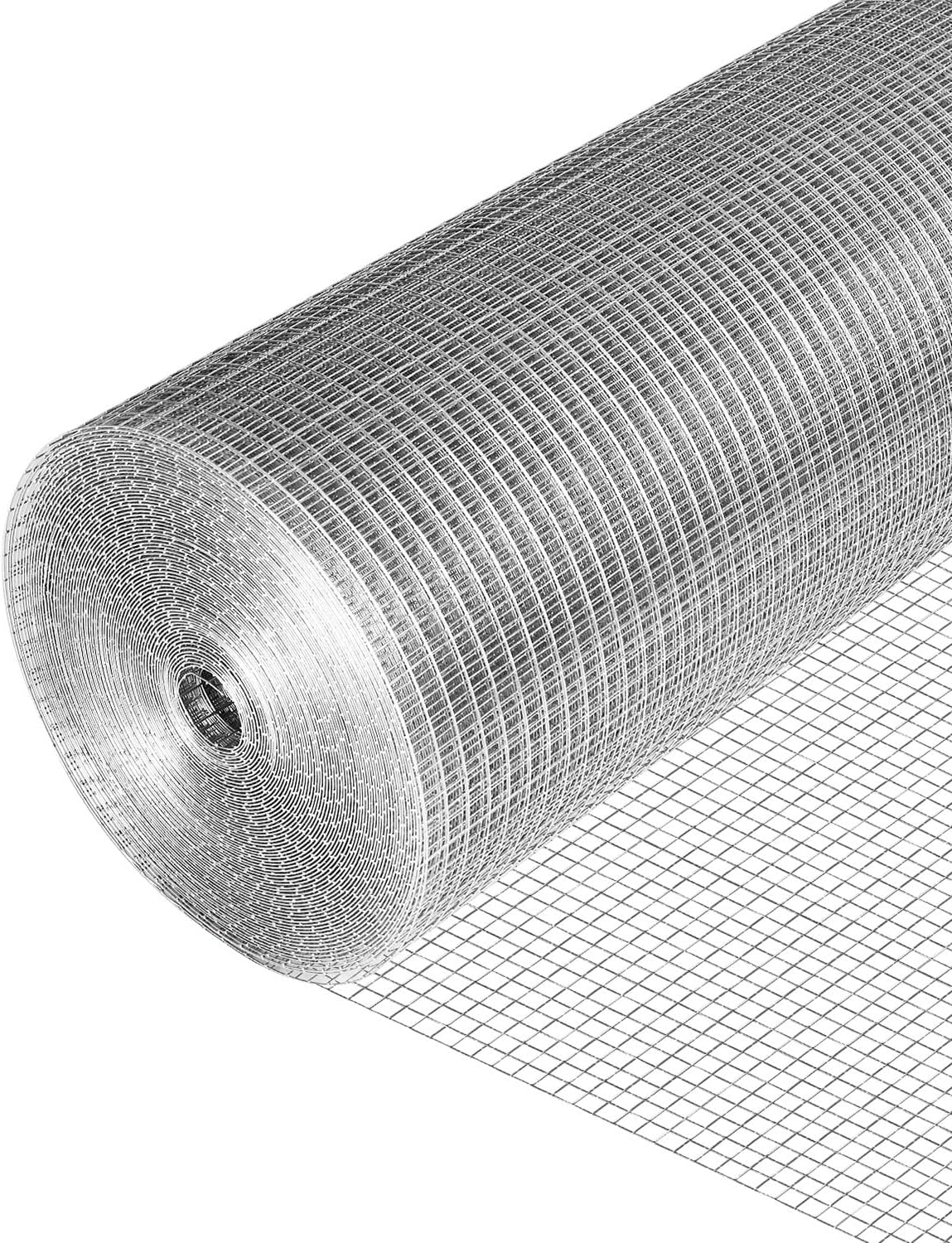 Galvanized Hardware Cloth 1/2ft' Mesh for Versatile DIY Projects