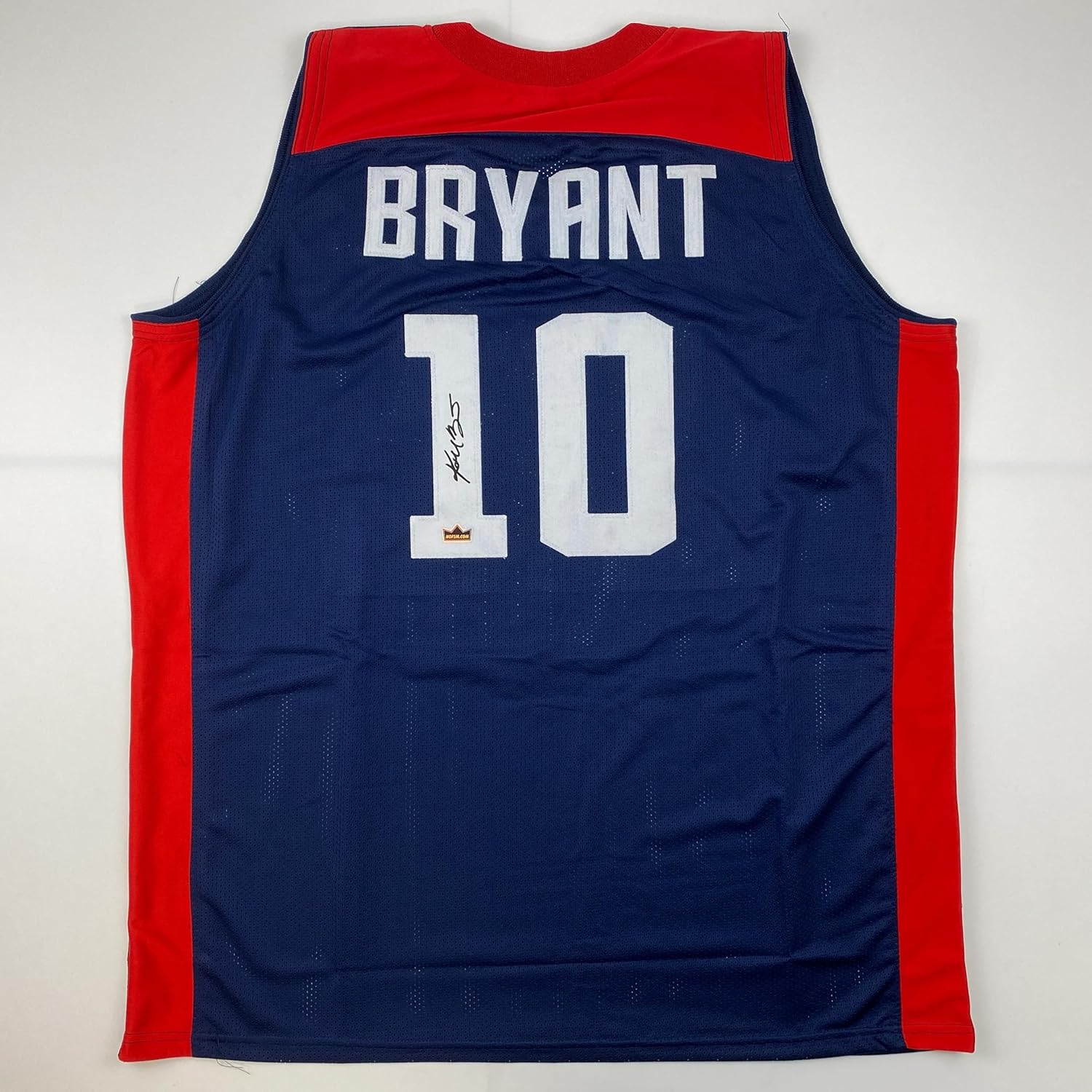 Facsimile Autographed Kobe Bryant Team USA Olympics Jersey XL
