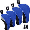 Andux 4pcs Mesh Golf Driver Fairway Wood Club Head Covers