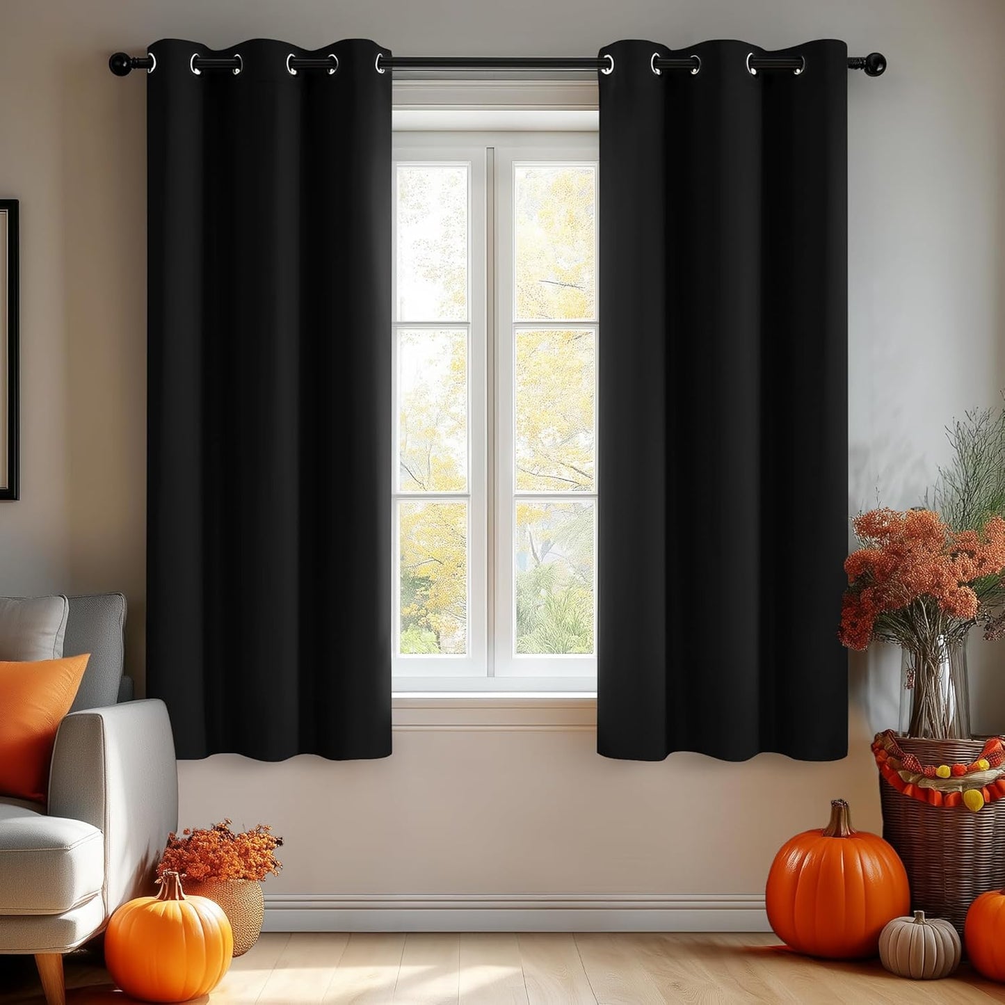 Deconovo Blackout Curtains for Bedroom - Thermal Insulated Panels