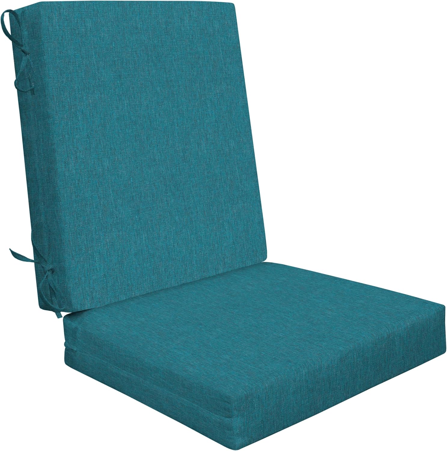 Honeycomb Highback Dining Chair Cushion: Weather Resistant Comfort