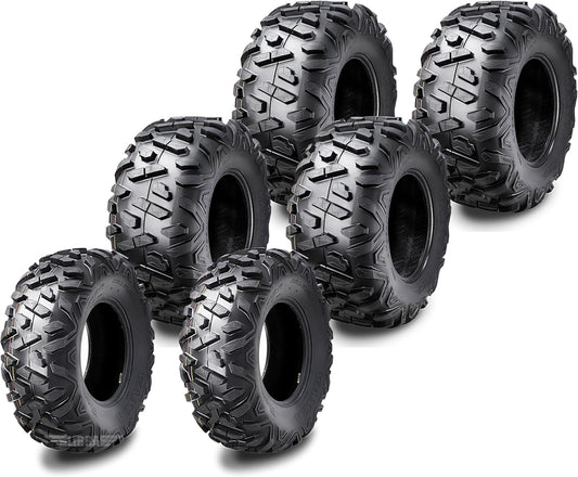 WANDA Set 6 All Terrain UTV ATV Tires for Superior Traction