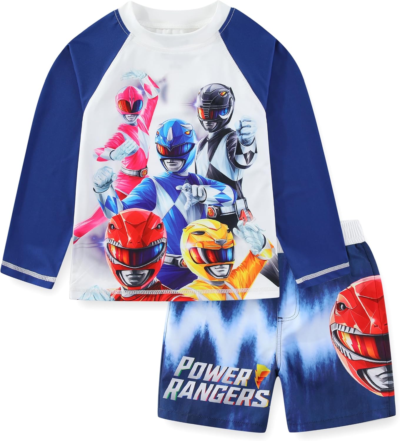 UPF 50+ Power Rangers Swim Set for Big Kids