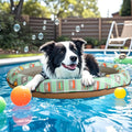 Inflatable Dog Float for Small Dogs Up to 60 Lbs - Foldable