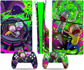 PS5 Slim Skin Gift Set - Anime Green Decal