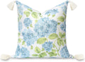 Premium Coastal Throw Pillow Cover 18x18 in - Water Repellent