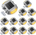 Solar Deck Lights Driveway Dock Light 12-Pack - Warm White Reliability