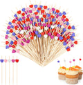 200 Heart Cocktail Picks - Party Perfect!