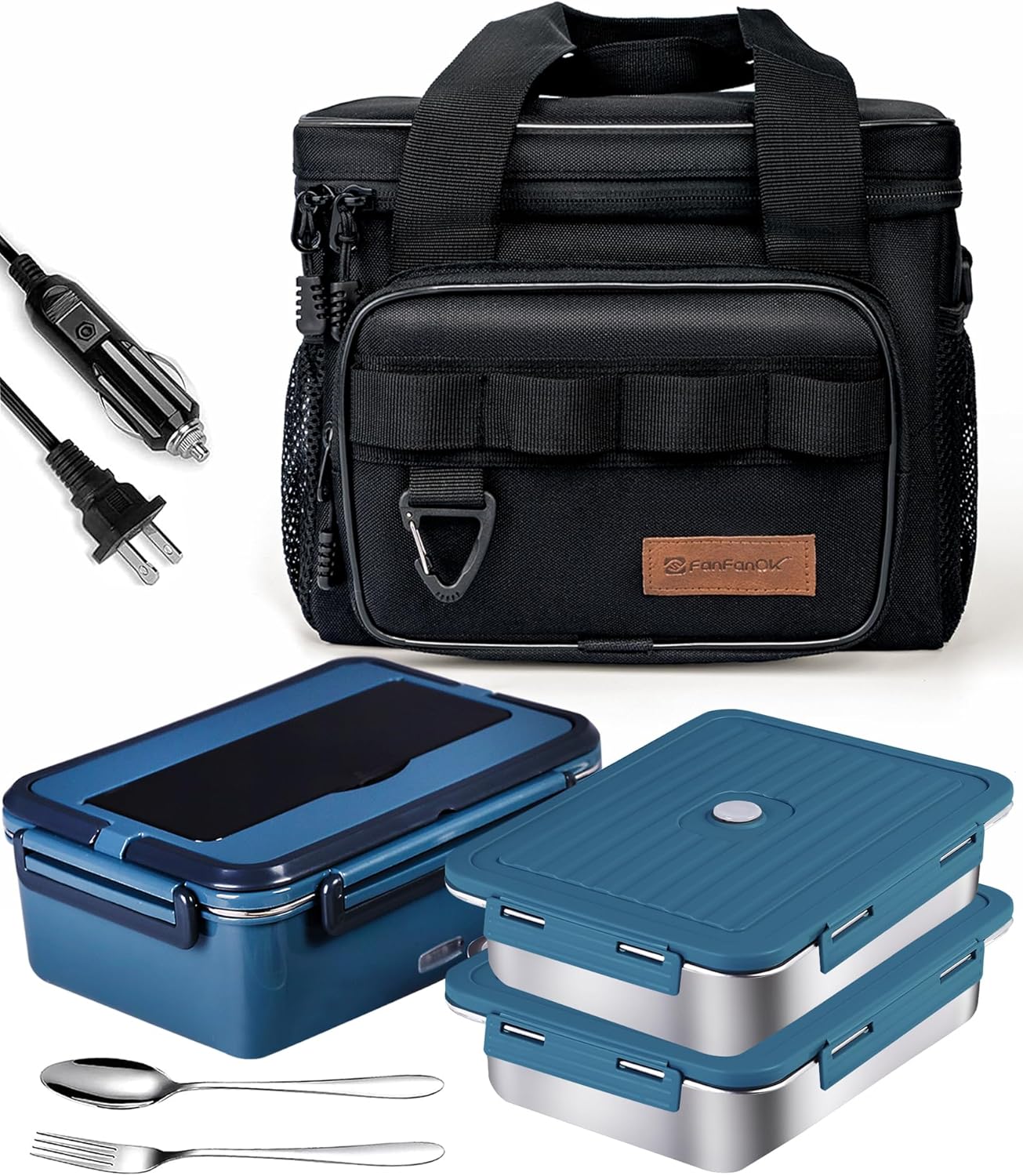 Electric Lunch Box Food Heater for Work, Car, and Home Use