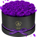 Forever Flowers 27 Roses in A Box Real Preserved Roses Gift
