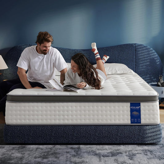 Quueen Size Mattress with Gel Memory Foam for Maximum Support
