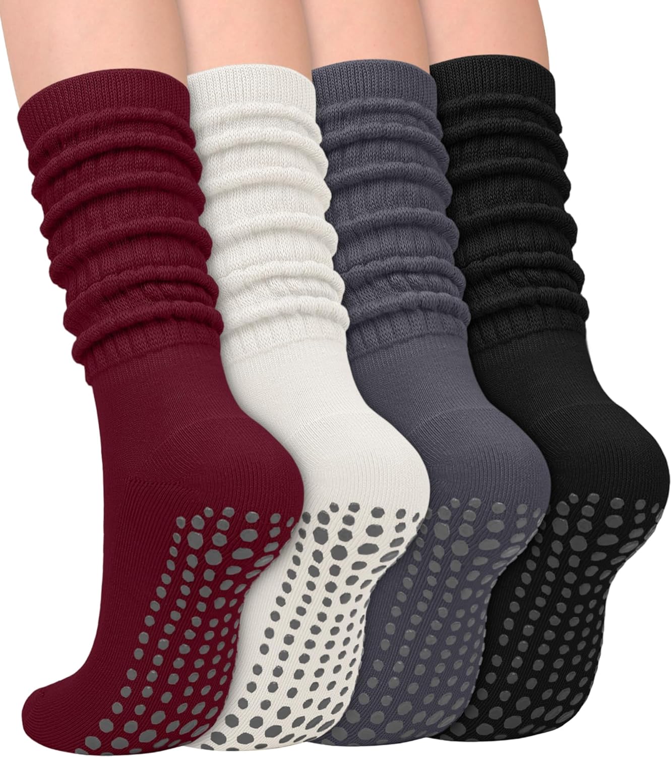 yueG Grip Pilates Socks: Grip & Style in 1!