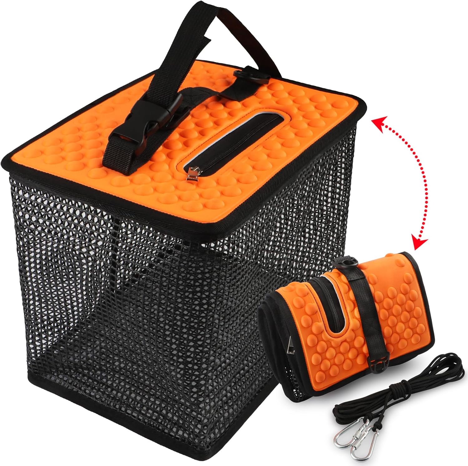 Dovesun Portable Floating Fish Basket: Quick-Drying, Collapsible Storage