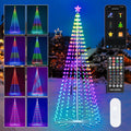 10FT Outdoor Christmas Tree RGBW Pre-lit Smart Cone Tree - Dynamic