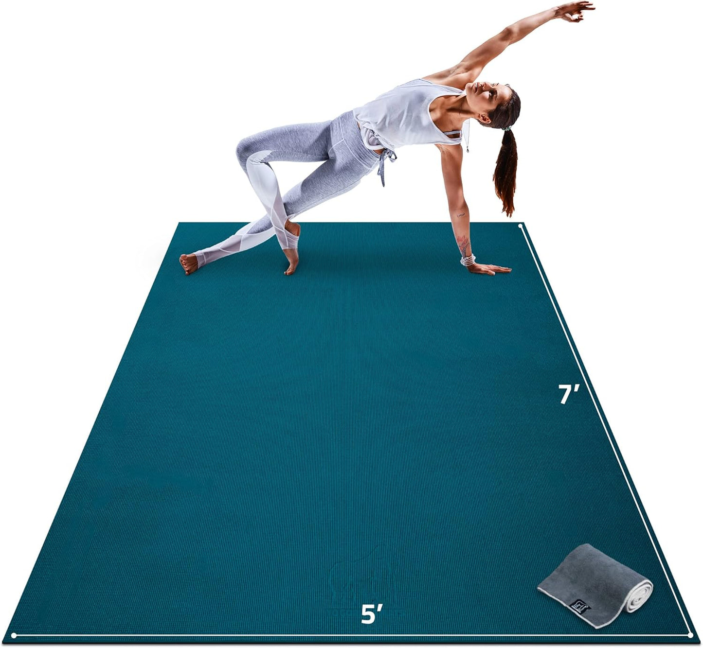 Gorilla Mats Extra Thick Yoga Mat: Ultra Comfort 8mm
