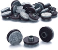 Furniture Pads Nail On Felt Pads Heavy Duty Chair Slides - 24 Pack