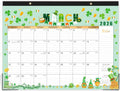 Indeme 2025-2026 Desk Calendar - Large Blocks, 12 Themes