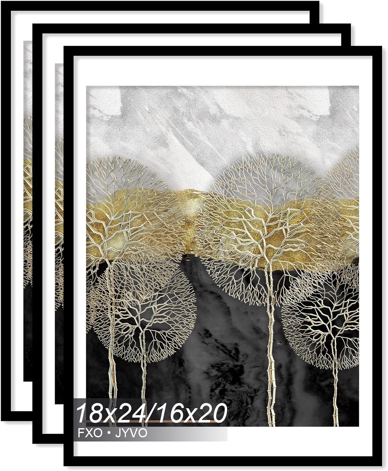 18x24 Picture Frame Set of 3 for Posters and Photos
