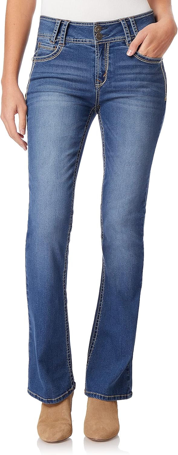 Luscious Curvy Bootcut Jeans for Women - Size Inclusive Denim