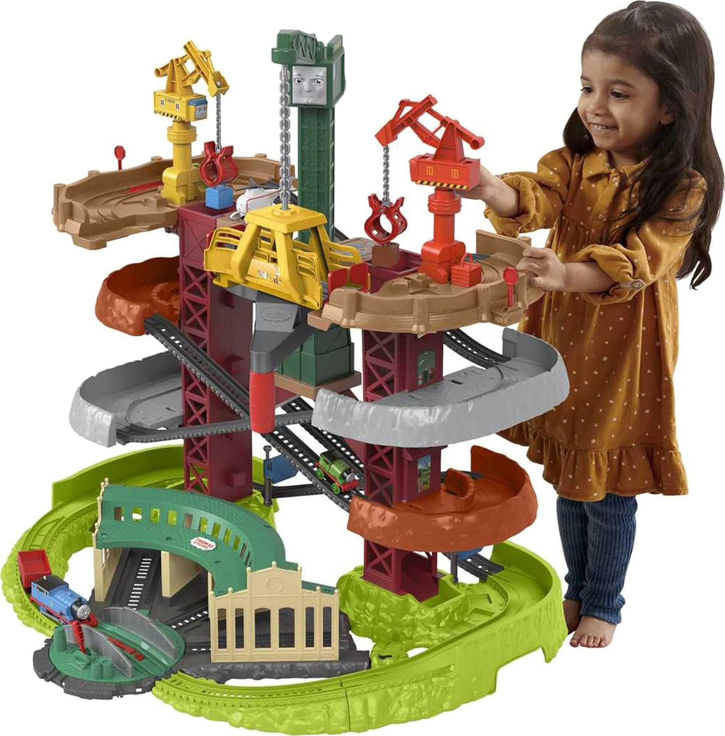 Thomas & Friends Multi-Level Toy Track Set for Preschool Kids