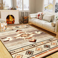 Aesthetic Non-Slip Western Area Rugs for Living Room and Bedroom