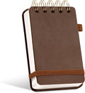 Yoment Small Notebooks 3x5 Leather Pocket Notepad - Durable Pocket
