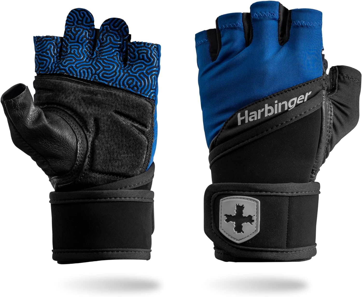 Harbinger Training Grip Wrist Wrap Gloves for Weightlifting