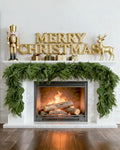 24FT Norfolk Pine Artificial Christmas Garland - Ultra Full & Real
