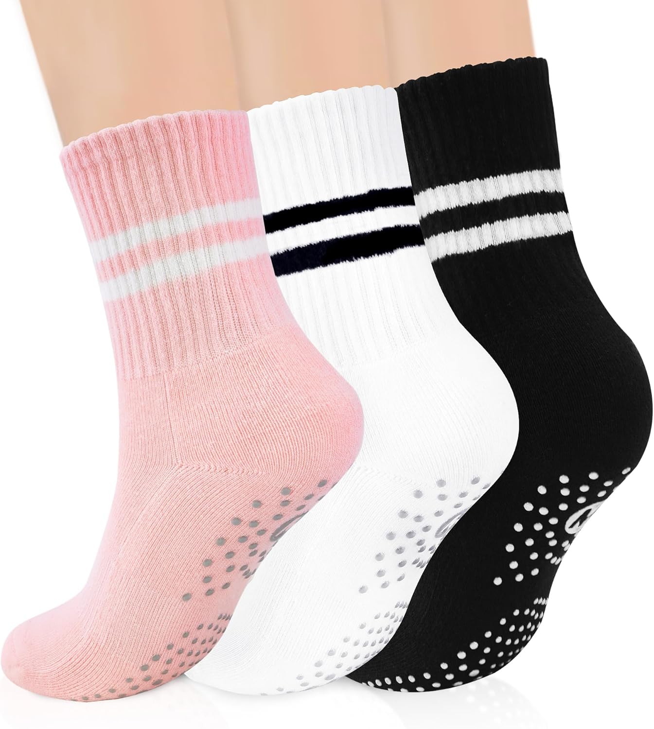 Anti-Slip Ankle Yoga Socks by ULEEMARK