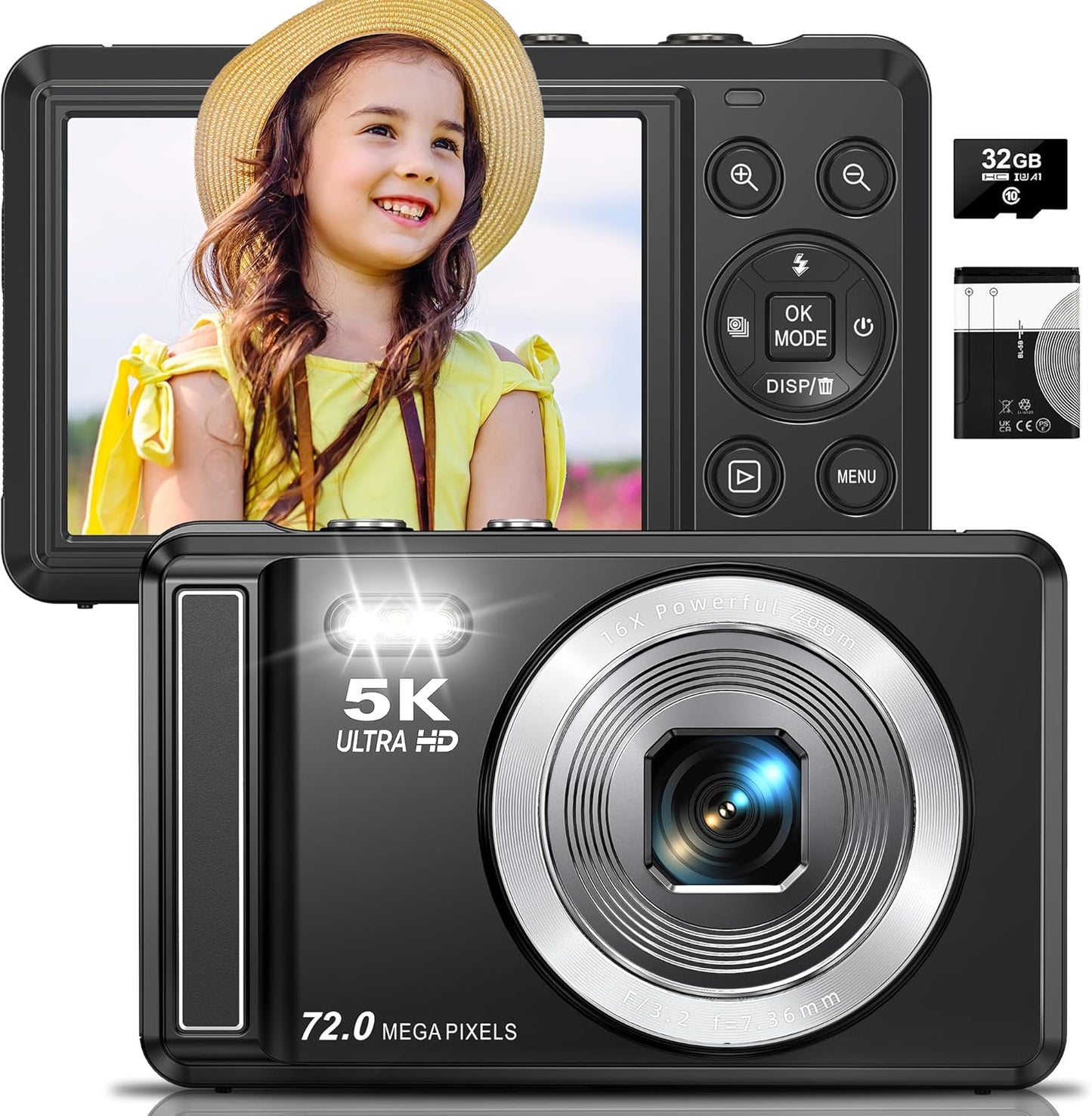 Capture Every Detail with 72MP UHD Camera