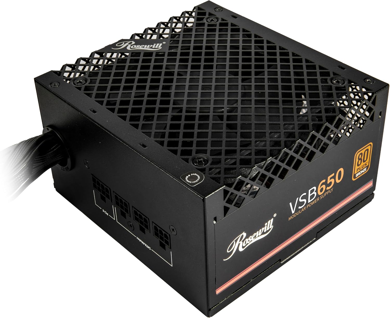 Rosewill VSB 650W Power Supply: 80+ Bronze, Semi-Modular Design