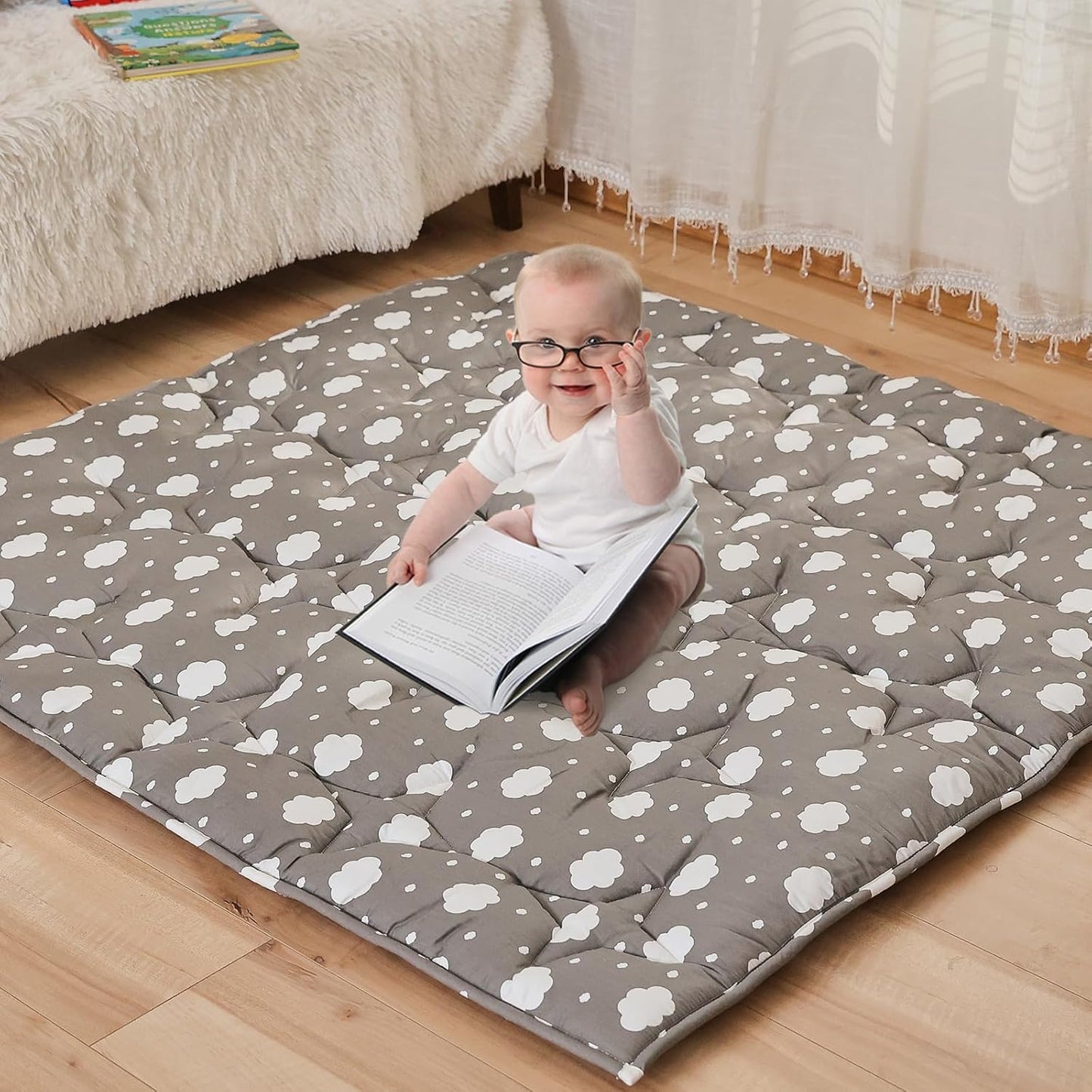 Ultra Soft Non-Slip Baby Play Mat for Safe Playtime