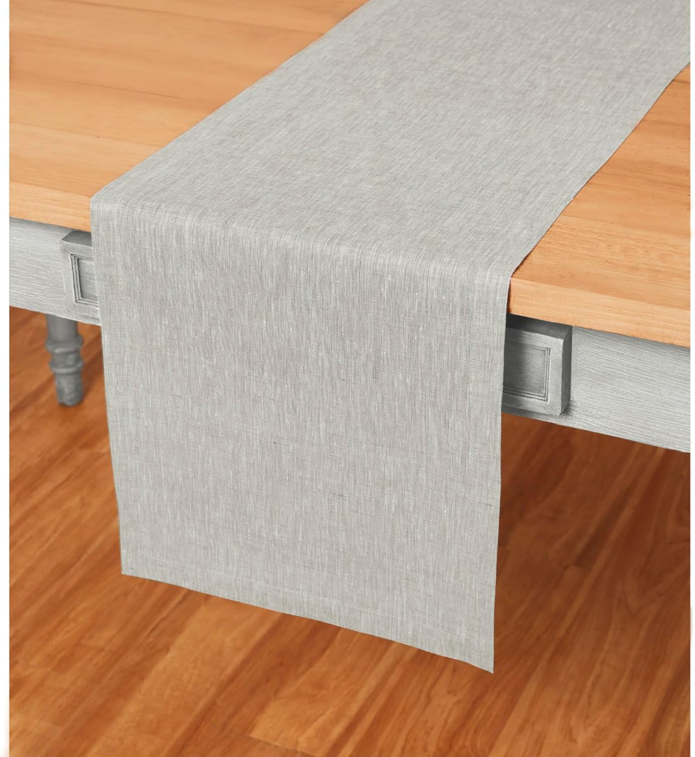 Elegant 100% Pure Linen Table Runner for Stylish Dining Decor