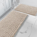 Yimobra Bathroom Rugs Set 2 Piece - Ultra Absorbent Chenille Mats
