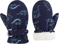 Toddler Mittens Lined Fleece Snow Gloves for Boys Girls Kids - Warm