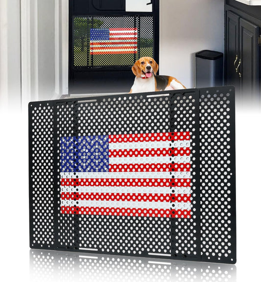 Adjustable Aluminum Alloy RV Entry Screen Door Grille Protector