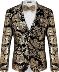 Stylish Floral Suit Jacket for Men - Slim Fit Blazer for Events