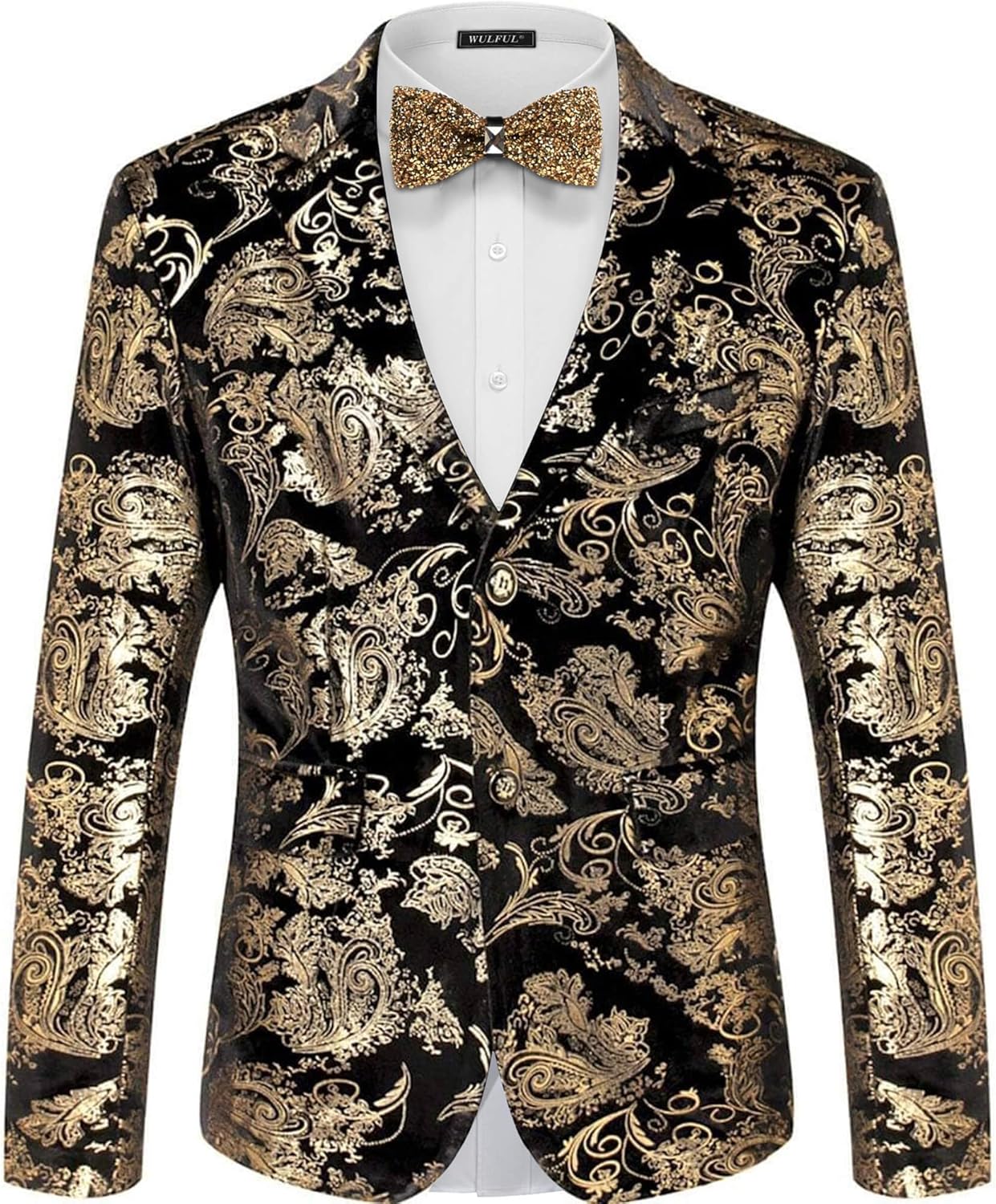 Stylish Floral Suit Jacket for Men - Slim Fit Blazer for Events
