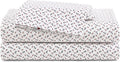 Cotton Percale Sheet Set Full - Crisp, Breathable 200 TC