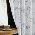Blackout Floral Curtains 63 in Length - Full Blackout Floral Drapes