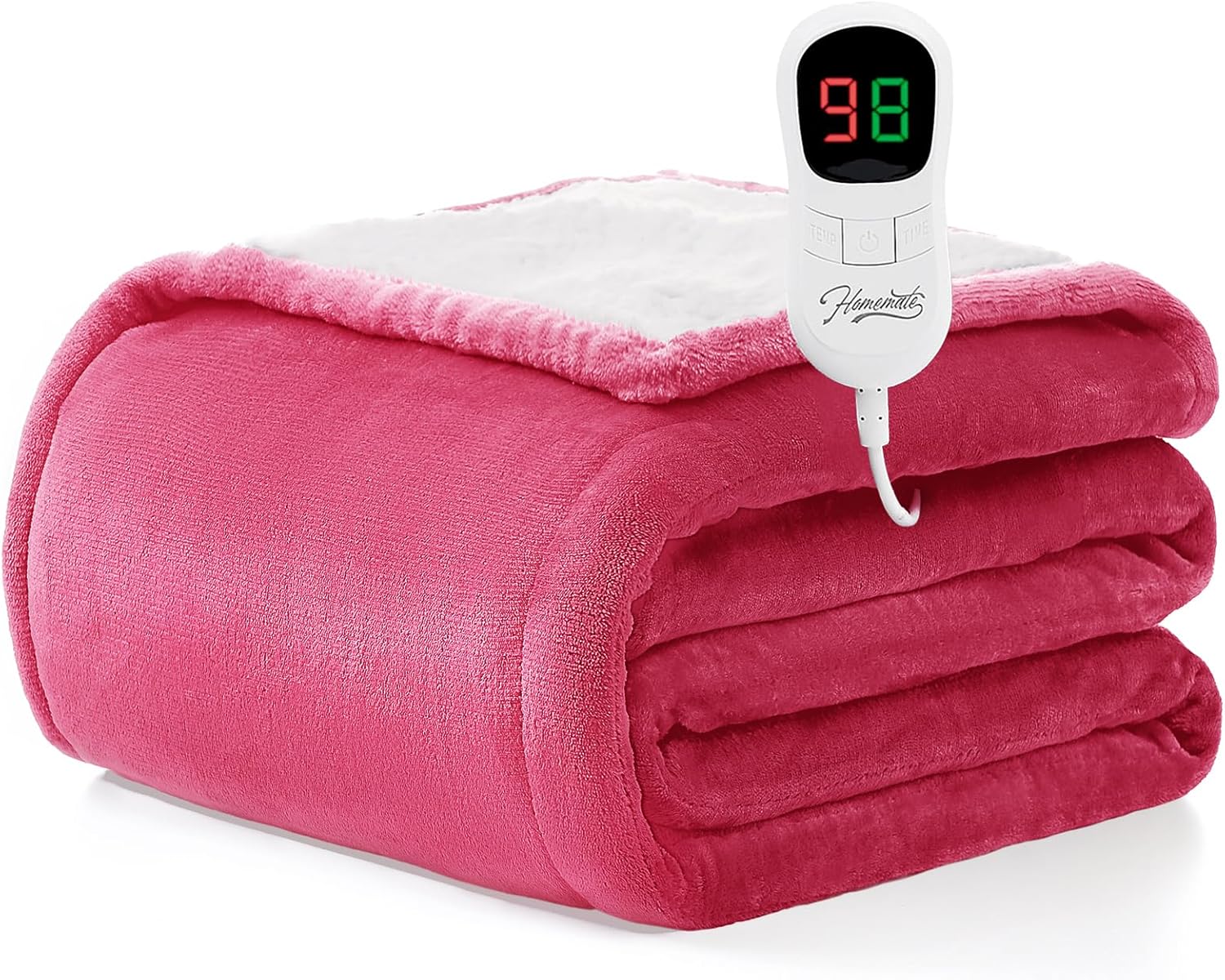 Homemate Electric Heated Blanket Twin Size for Ultimate Comfort
