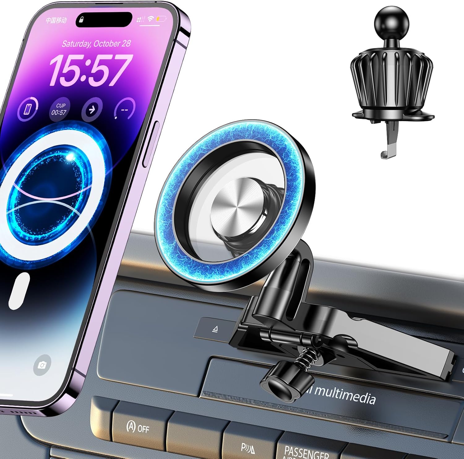 Kaistyle Strong Magnetic Car Mount for Magsafe & Smartphones