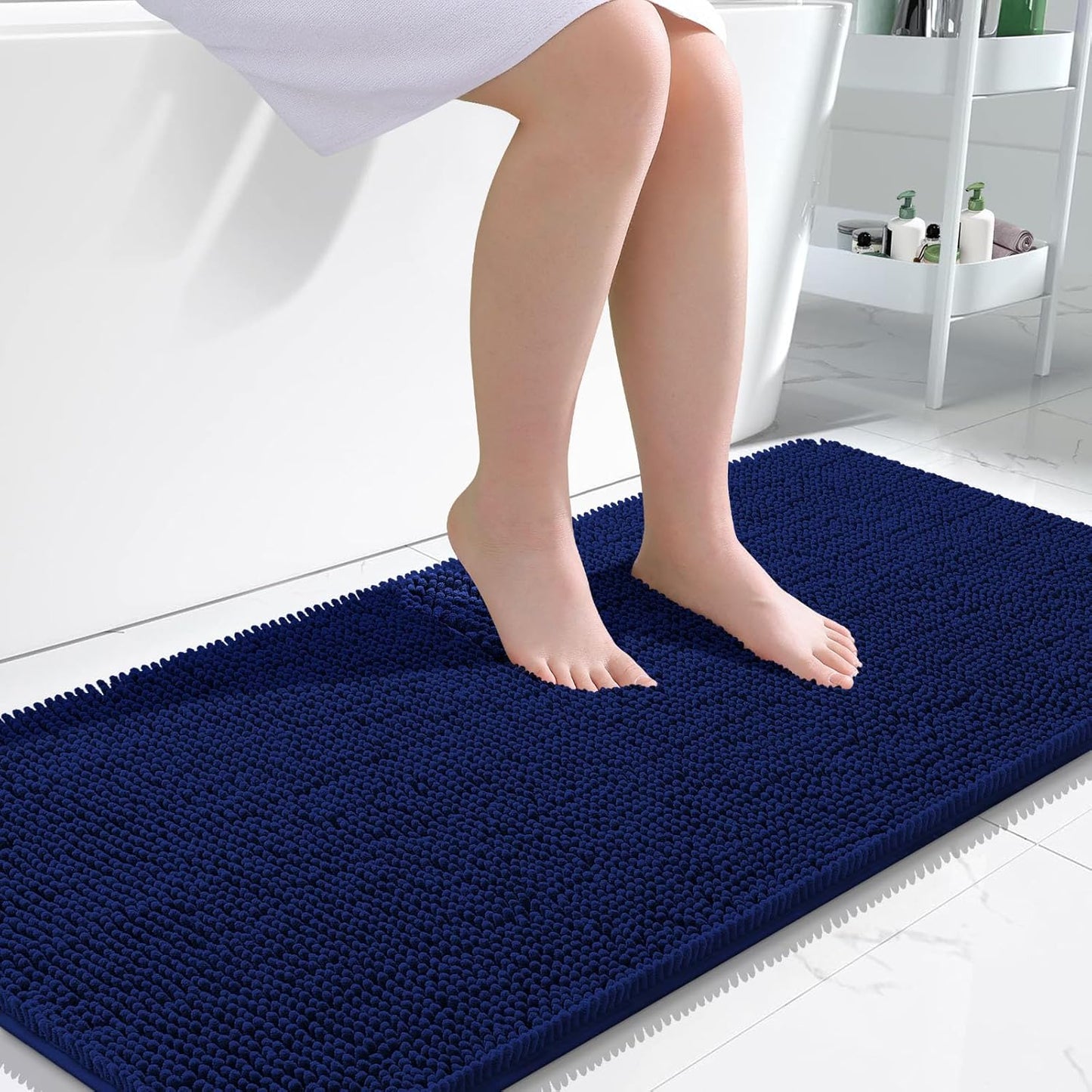 OLANLY Extra Soft Chenille Bath Rugs for Ultimate Comfort