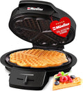 Meller Heart Waffle Maker - Adjustable Browning, Nonstick, Easy Clean