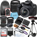 Canon EOS 2000D Rebel T7 DSLR with 18-55mm + 20pc ZeeTech Bundle