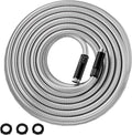 Garden Hose Metal 15 FT Stainless Steel - Kink Free Durable Hose