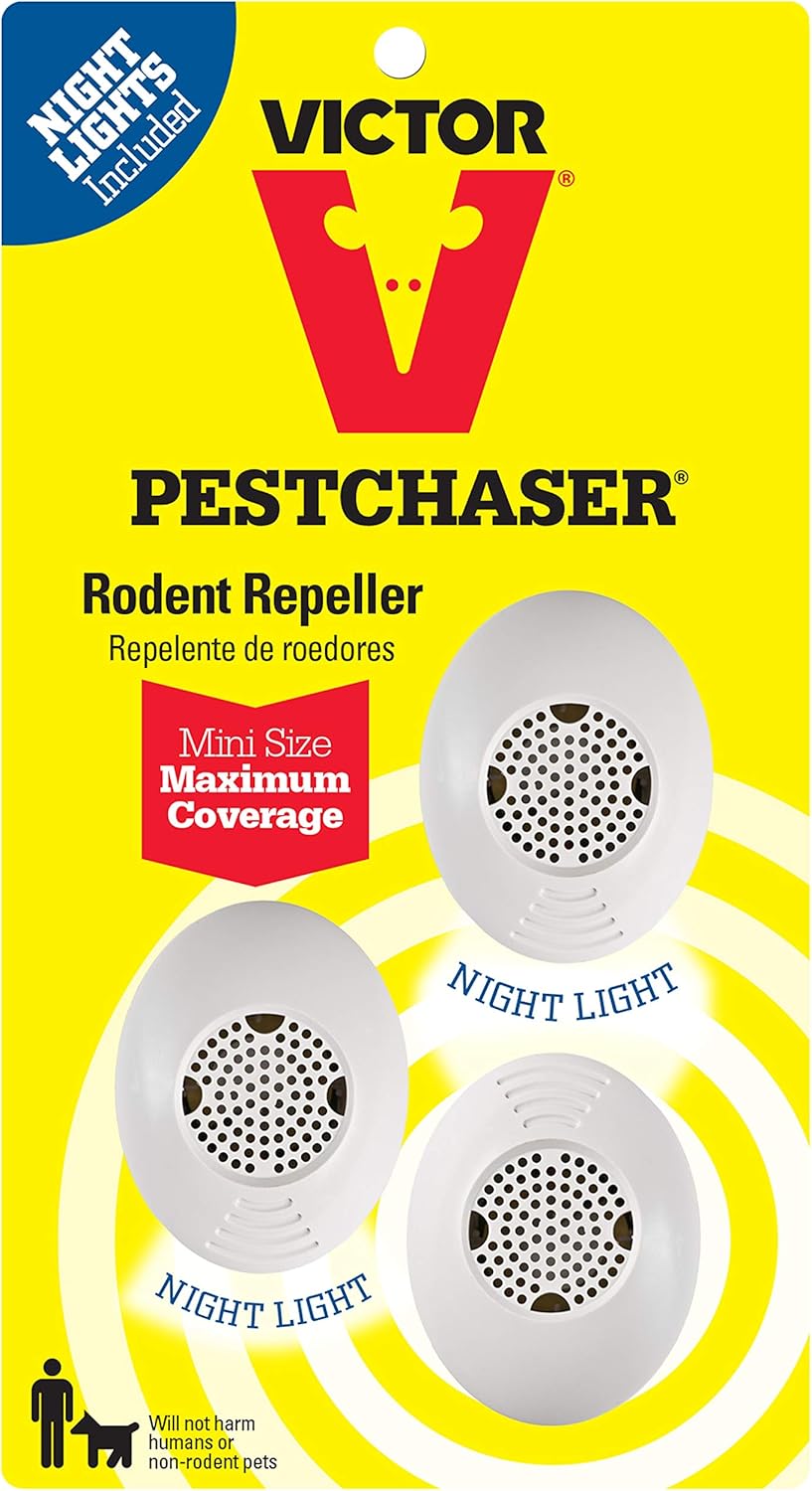 Victor Mini PestChaser 3-Pack: Rodent Repeller