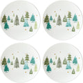 Balsam Lane 4-Piece Accent Plate Set - Charming Holiday Entertaining
